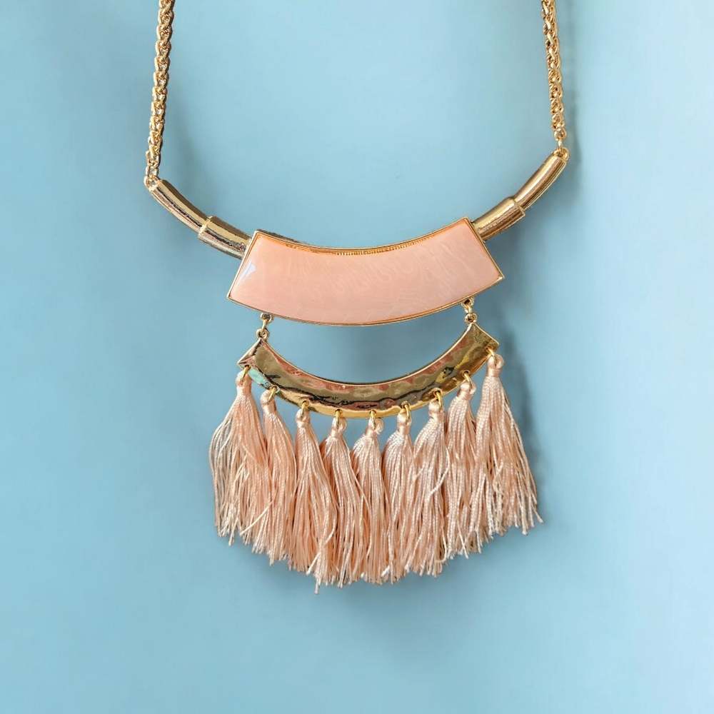 Mia Peach Earring/Necklace Set